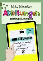 Vorschau - Merkblätter - Interactive: Ableitungen (Wortstamm, Vor- & Nachsilben) - Seite 1