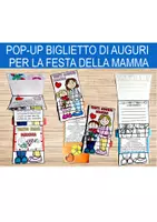 anteprima - Flashcard - 🌸Biglietto pop up per la festa della mamma - Pagina di copertina