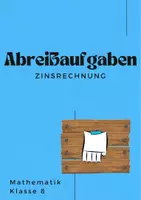 Vorschau - Spiele - Abreißaufgaben: Zinsrechnung (drei Schwierigkeitsstufen) - Deckblatt