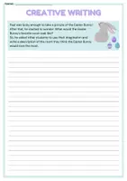 Vorschau - Arbeitsblätter - Creative Writing Prompts – Easter - Deckblatt