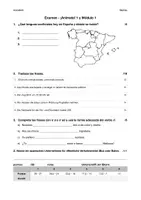 Vorschau - Test - Leistungskontrolle Apúntate 3 - Anímate 1 und Módulo 1 - Seite 1