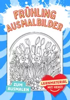 Vorschau - Arbeitsblätter - Ausmalbilder Frühling - Deckblatt