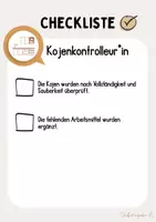 Vorschau - Aufgabenkarten - Hauswirtschaft - Dienste in der Schulküche - Seite 1