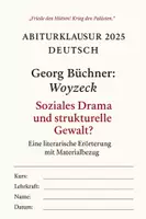 Vorschau - Klassenarbeiten - Abiturklausur Deutsch 2025 – Woyzeck (Georg Büchner) | Musterlösung, Erwartungshorizont & Analyse | Soziales Drama - Deckblatt