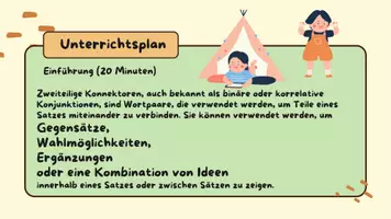 Vorschau - Arbeitsblätter - Zweiteilige Konnektoren Zweigliedrige Konjunktionen - Seite 3