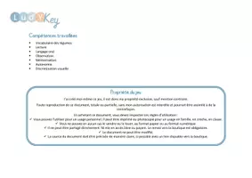 Aperçu - Apprentissages en autonomie - Cartes de nomenclature les légumes - Page 3