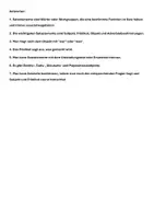 Vorschau - Arbeitsblätter - Satzglieder bestimmen - Seite 1
