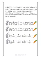 anteprima - Esercizi - MATEMATICA CLASSE PRIMA SOTTRAZIONI ENTRO IL 20 - Pagina di copertina