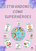 Vista previa - Decoración del aula - ¡Estirándonos como superhéroes! - Portada