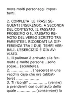 anteprima - Esercizi - ESERCITAZIONE DI GRAMMATICA SULLUSO DELL' INDICATIVO - Pagina 2