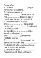 anteprima - Esercizi - ESERCITAZIONE DI GRAMMATICA SULLUSO DELL' INDICATIVO - Pagina 3