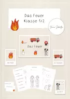 Vorschau - Arbeitsblätter - Das Feuer, 1./2. Klasse - Deckblatt