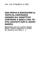 anteprima - Esercizi - TESTO DESCRITTIVO ED AGGETTIVI - Pagina 3