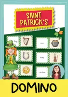 Προεπισκόπηση - Φυλλάδια - Saint Patrick's Day Domino - Game (English) / Ημέρα του Αγίου Πατρικίου Domino - παιχνίδι (Αγγλικά) - Εξώφυλλο