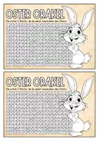 Vorschau - Mal- und Bastelvorlagen - Ostern Grußkarten basteln (Oster Orakel) - Seite 3