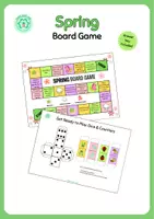 Vista previa - Juegos / Gamificación - Spring Board Game – ESL Speaking and Vocabulary Practice - Portada