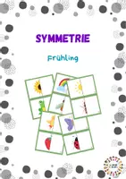 Vorschau - Stationenlernen - Symmetrie: Frühling - Deckblatt