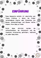 Vorschau - Stationenlernen - Labyrinthe: Frühling - Seite 1