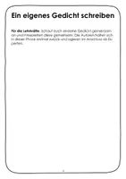 Vorschau - Arbeitsblätter - Lyrik. Eigene kurze Geschichten in Gedichte umformen - Seite 2