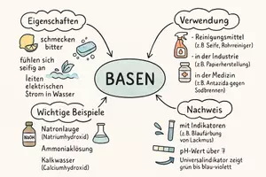 Vorschau - Arbeitsblätter - Arbeitsblatt "Basen" + interaktive Lösung & MP3 + Mindmap + Infografik - Seite 3