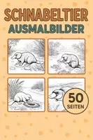 Vorschau - Mal- und Bastelvorlagen - Materialpaket Schnabeltiere - Ausmalbilder & Interaktives Wissen - Seite 1