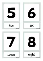 Vorschau - Poster - Numbers / Bildkarten / 1- 20 / Englisch / FREEBIE - Seite 2
