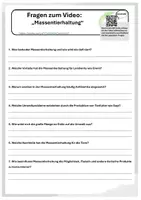 Vorschau - Arbeitsblätter - Massentierhaltung - Deckblatt