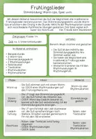 Vorschau - Stundenentwürfe - Frühlingslieder - Stimmbildung, Warm-Ups, Rhythmusübungen - Seite 1