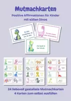 Vorschau - Poster - Mutmachkarten Dinos – Positive Affirmationen für Kinder - Deckblatt