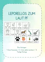 Vorschau - Arbeitsblätter - Leporello Pf - 3 verschiedene Vorlagen - Deckblatt