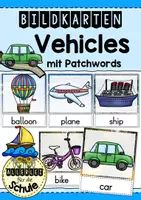 Vorschau - Bildkarten - Bildkarten - Vehicles - Deckblatt