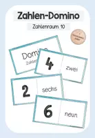 Vorschau - Spiele - Zahlen-Domino (Zahlenraum 10) - Deckblatt