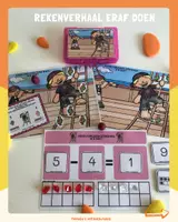 Voorbeeld - 23 Rekenverhalen piraten - spelend sommen maken - Voorblad