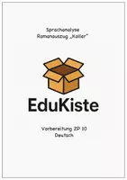 Vorschau - Arbeitsblätter - Sprachanalyse Romanauszug Koller ZP 10 Deutsch - Seite 1