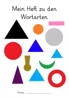 Vorschau - Anderer Materialtyp - Deckblätter für ein Wortartenheft nach Montessori - Seite 2