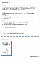 Vorschau - Fördermaterial/Inklusion - Silbendose 1 - Wörter mit Schwa-Laut "-e" - Seite 1