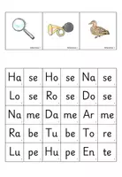 Vorschau - Fördermaterial/Inklusion - Silbendose 1 - Wörter mit Schwa-Laut "-e" - Seite 3