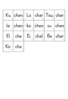 Vorschau - Fördermaterial/Inklusion - Silbendose 11 - Wörter mit "ch" - Seite 3