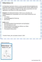 Vorschau - Fördermaterial/Inklusion - Silbendose 12 - Wörter mit "sch" - Seite 1