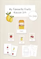 Vorschau - Arbeitsblätter - Materialpaket, Fruit, Ice cream, 3./4. Klasse - Seite 1