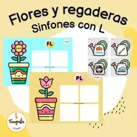 Vista previa - Juegos / Gamificación - Flores y regaderas: sinfones con /L/ - Portada