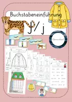 Vorschau - Unterrichtsreihen - Buchstabe J/j - Buchstabeneinführung - Deckblatt