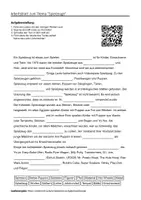 Vorschau - Arbeitsblätter - Arbeitsblätter "Spielzeuge" + Lösung & MP3 + - Deckblatt
