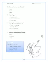 Vorschau - Arbeitsblätter - Scotland video worksheet and entry (Eintrag) - Seite 2