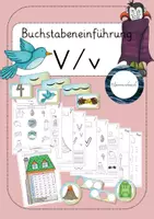 Vorschau - Unterrichtsreihen - Buchstabe V/v - Buchstabeneinführung - Deckblatt