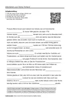 Vorschau - Arbeitsblätter - Arbeitsblätter zum Thema "Voltaire" + Lösung & MP3 + - Deckblatt