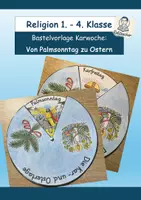 Vorschau - Mal- und Bastelvorlagen - Ostern: Bastelvorlage für eine Drehscheibe zur Karwoche - Deckblatt