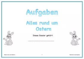 Vorschau - Arbeitsblätter - Aufgaben zum Dossier Alles rund um Ostern - Deckblatt