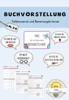 Vorschau - Arbeitsblätter - Buchvorstellung und Bewertungskriterien - Deckblatt