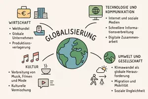 Vorschau - Arbeitsblätter - Arbeitsblatt "Globalisierung und ihre Schattenseiten" + interaktive Lösung & MP3 + Mindmap + Infografik - Seite 1
